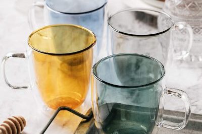 Borosilicate glass clearcolor mug (1)