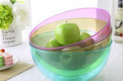 Color translucent food plastic bowl (6)