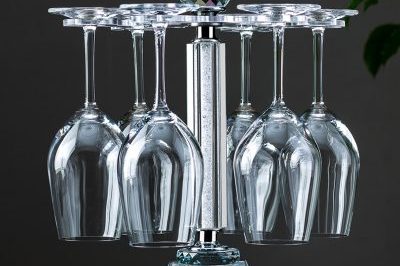 European style upside-down red wine glass (2)