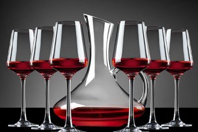 Family set glass red wine goblet (1)