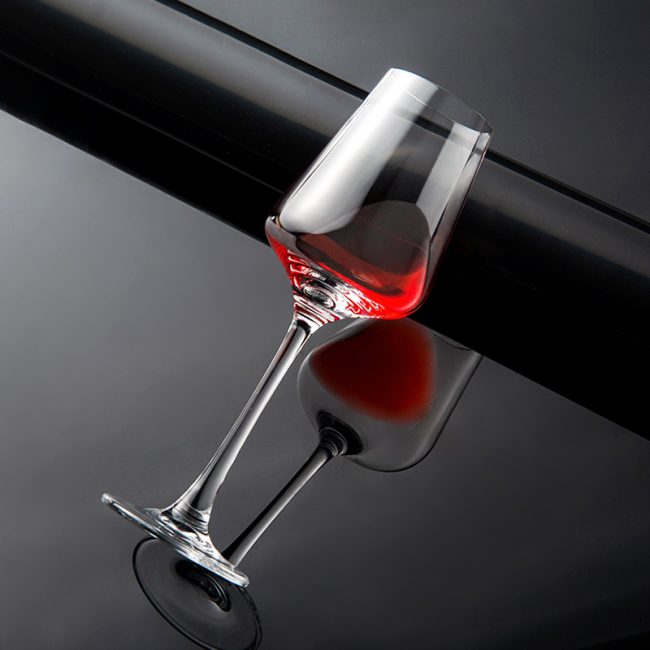 Family set glass red wine goblet (5)