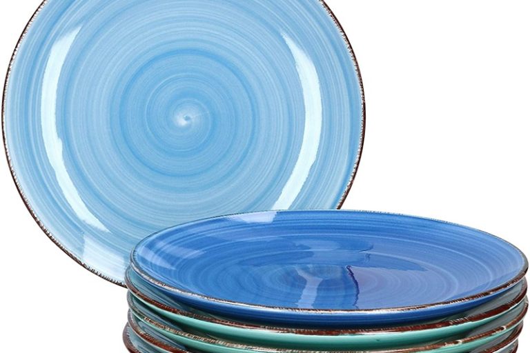 Handprint painted ceramic bowl set (5)