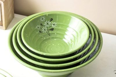 Japanese design style melamine tableware set (5)