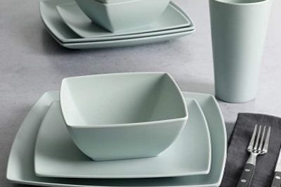 Restaurant melamine white cutlery set (1)