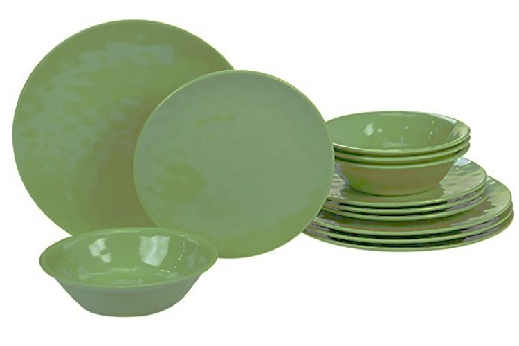 Restaurant melamine white cutlery set (2)