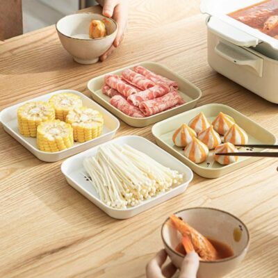 Creative microwave ceramic plates supplier dinnerware