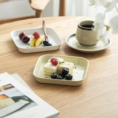 Creative microwave ceramic plates supplier dinnerware