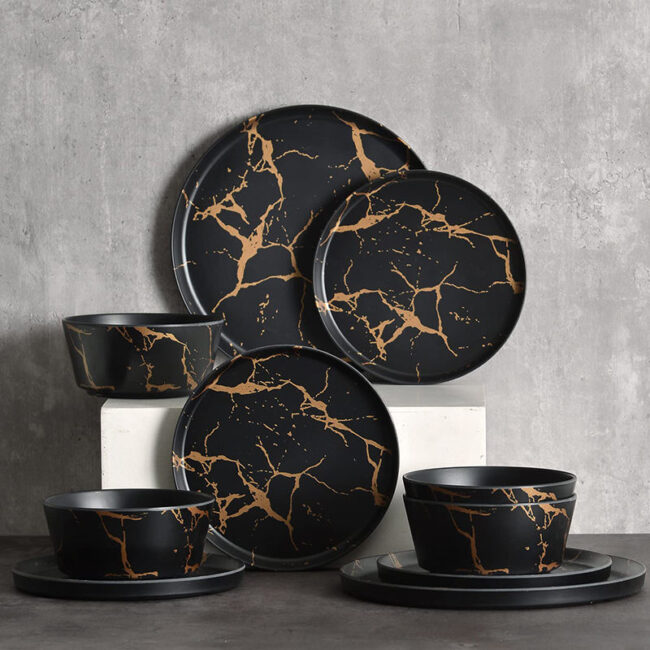 Custom high-quality melamine dinnerware sets factory