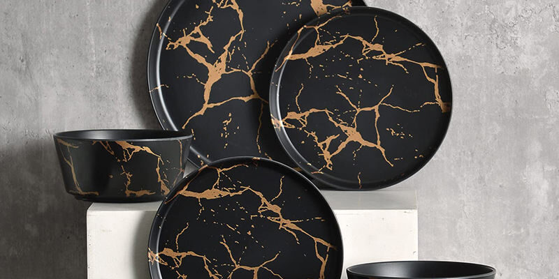 Custom high-quality melamine dinnerware sets factory