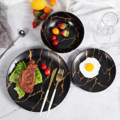 Custom high-quality melamine dinnerware sets factory