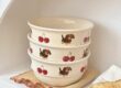 Wholesale personalized ceramic bowls with cute patterns
