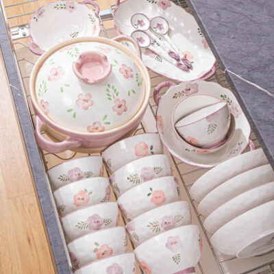 Eco-friendly vintage purple dinnerware sets bulk