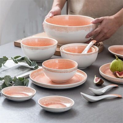 European glazed food dinnerware sets supplier