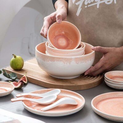 European glazed food dinnerware sets supplier
