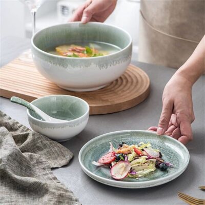 European glazed food dinnerware sets supplier