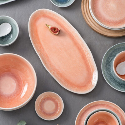 European glazed food dinnerware sets supplier