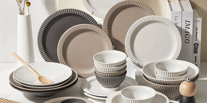 High-end creative luxury dinnerware sets bulk collection