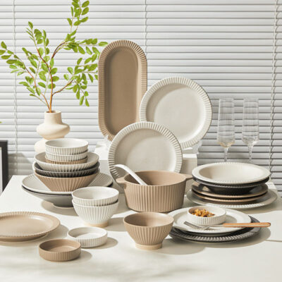 High-end creative luxury dinnerware sets bulk collection