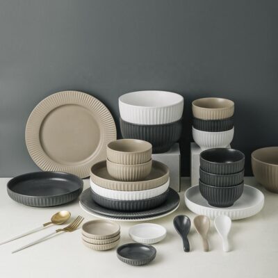 High-end creative luxury dinnerware sets bulk collection