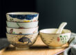 Creative Japanese ceramic bowls for dinnerware sets