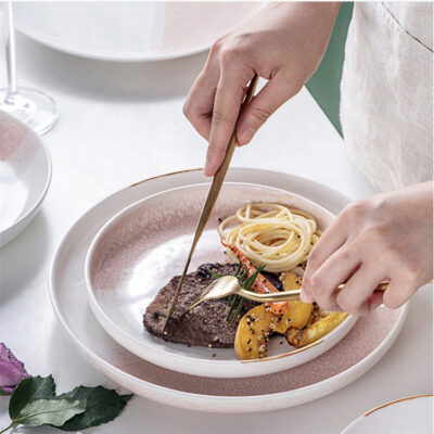 Luxury elegant dinnerware sets factory direct