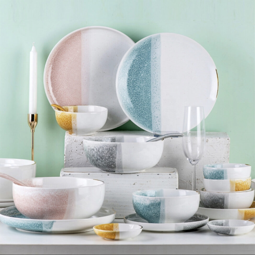 Luxury elegant dinnerware sets factory direct