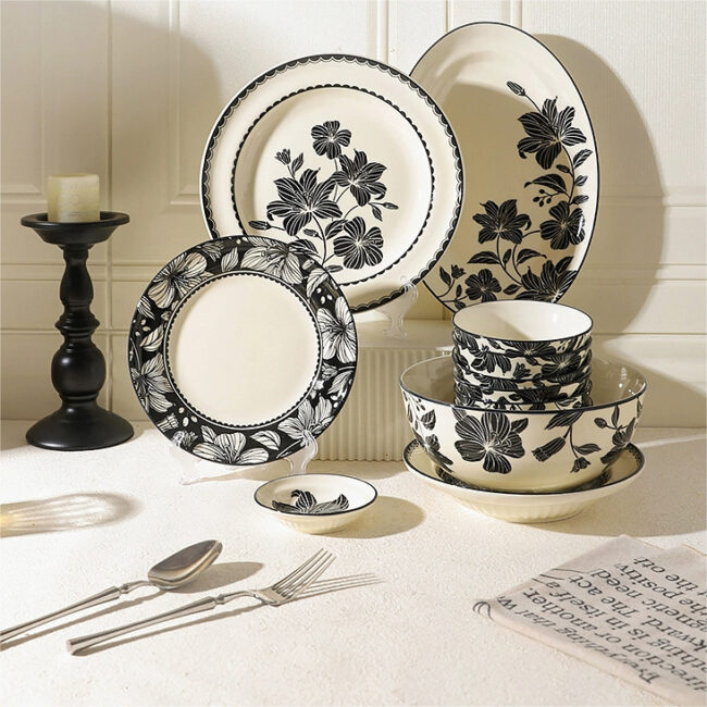 French vintage floral dinnerware sets wholesale