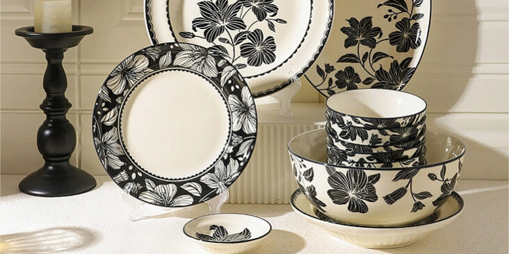 French vintage floral dinnerware sets wholesale