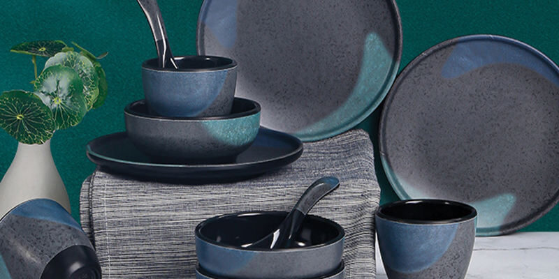 Luxury modern melamine dinnerware sets manufacturer
