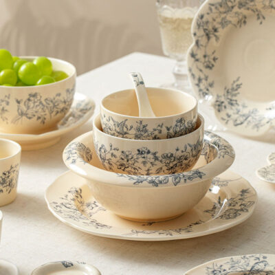 Luxury pattern dinnerware sets supplier collection