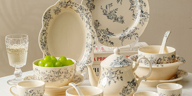 Luxury pattern dinnerware sets supplier collection