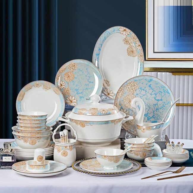 Luxury Wedding Gift Dinnerware Sets Factory (2) Luxury wedding gift dinnerware sets factory collection