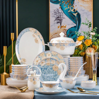 Luxury wedding gift dinnerware sets factory collection