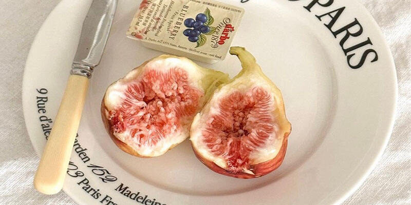 Custom minimalist letter ceramic plates for dinnerware