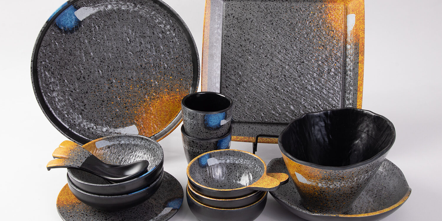Japanese melamine dinnerware sets manufacturer collection