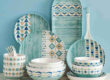 Nordic creative green ceramic dinnerware sets manufacturer