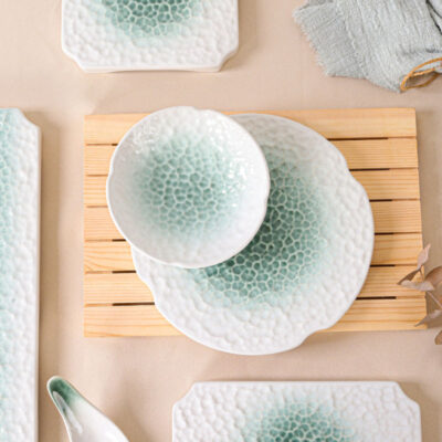 Nordic glazed dinnerware sets factory supply