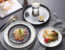 Nordic Italian luxury ceramic plates wholesale dinnerware