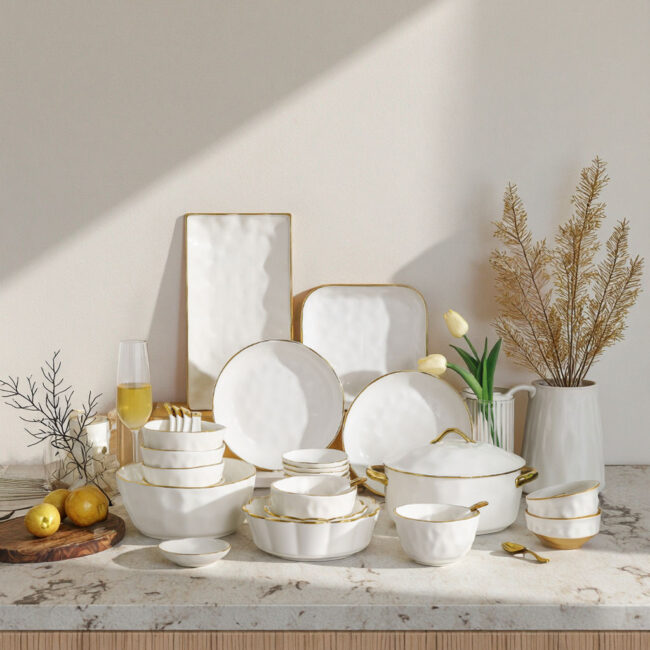Nordic modern design dinnerware sets supplier