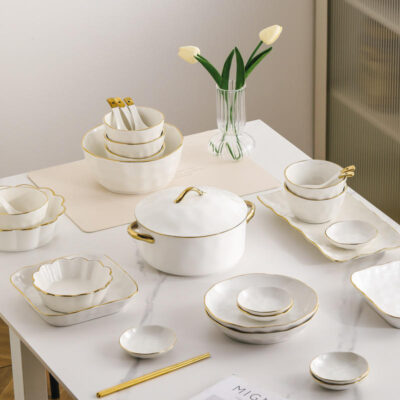 Nordic modern design dinnerware sets supplier
