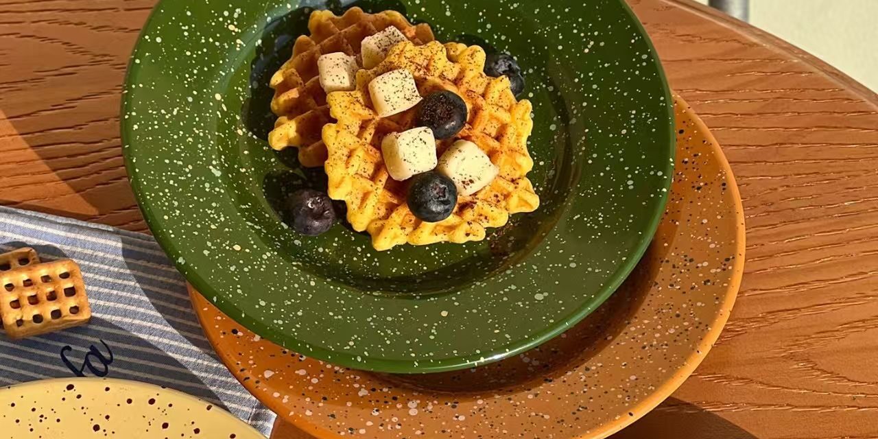 Color splash ceramic plates breakfast dessert dinnerware set