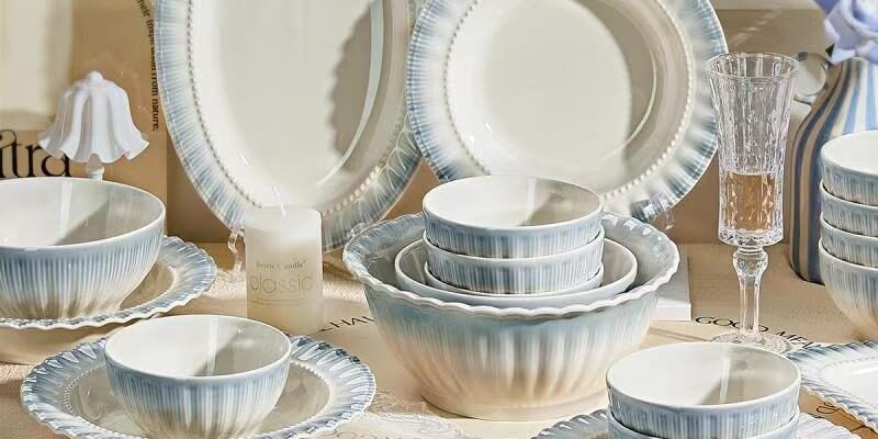 French style home new dinnerware sets collection