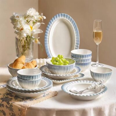 French style home new dinnerware sets collection