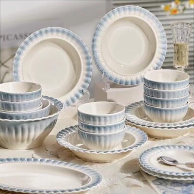 French style home new dinnerware sets collection
