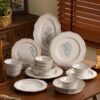 French underglaze luxury ceramic dinnerware sets for home use