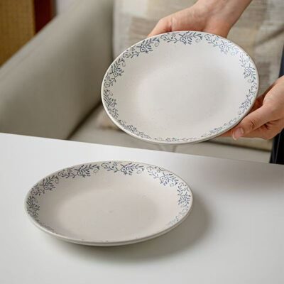 French dessert breakfast ceramic plates dinnerware set