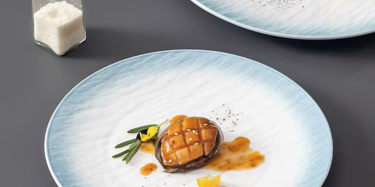 Western steak ceramic plates dinnerware set