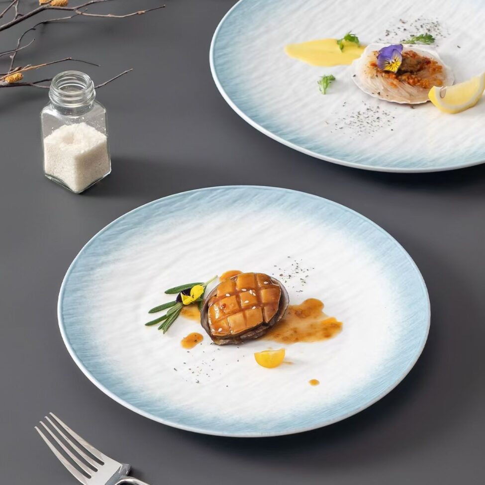 Western steak ceramic plates dinnerware set