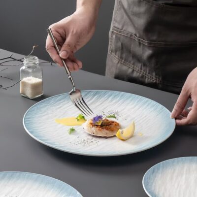 Western steak ceramic plates dinnerware set