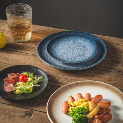 Premium Japanese western salad ceramic plates dinnerware set